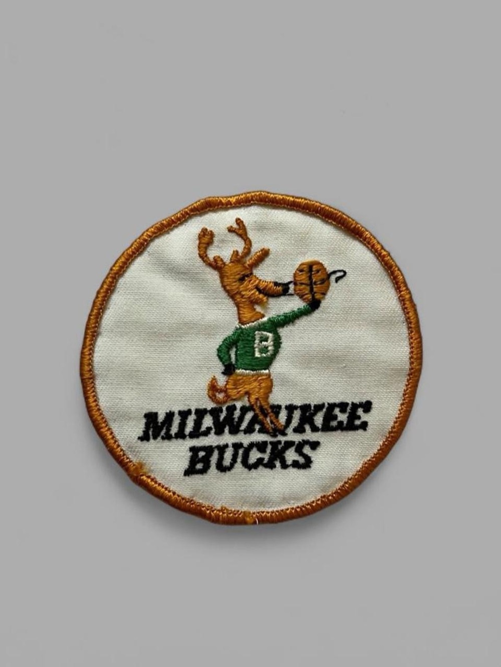 New Without Tags Vintage 80’s Milwaukee Bucks NBA 3in Patch